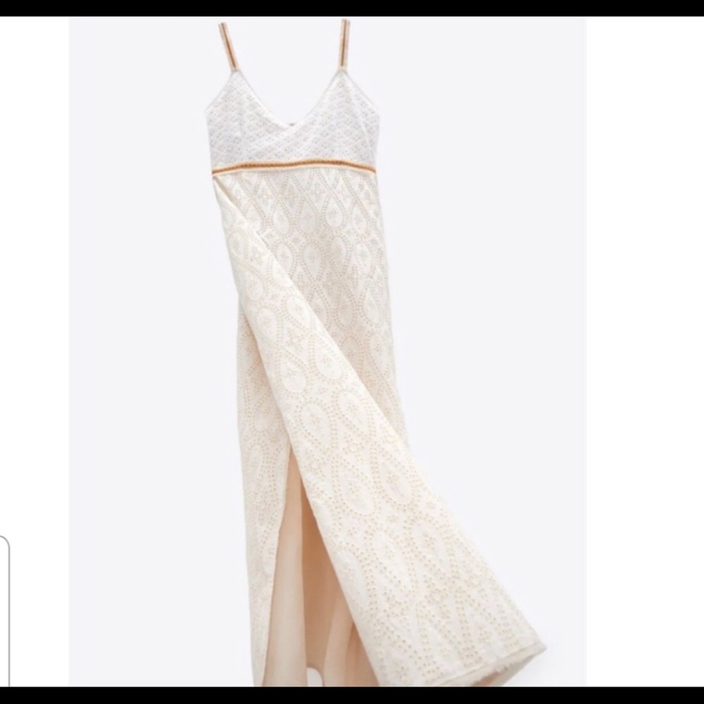 Zara Studio Limited Edition Openwork Midi Dress - Picture 4 of 7